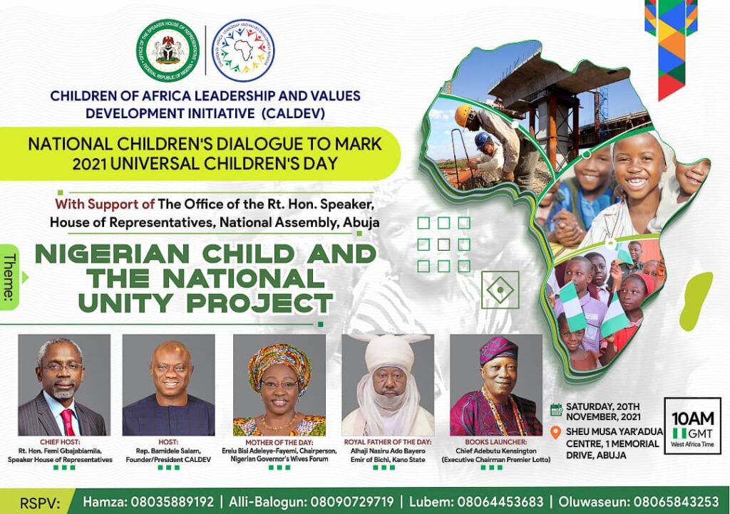 UPCOMING EVENT:  The National Children's Dialogue